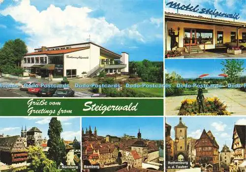 D143087 Gruß aus der Steigerwald Autobahn Rasthaus Motor Hotel Steigerwald Süd