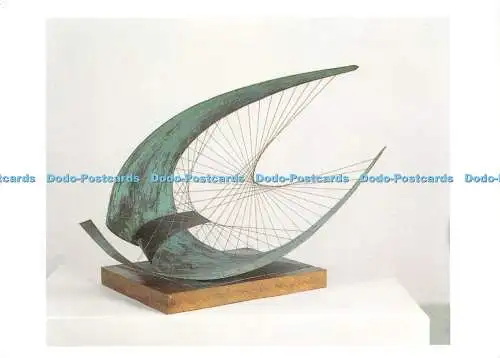 D143097 Dame Barbara Hepworth Saitenfigur Curlew Version II 1956 Messing und s