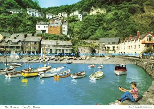 D143191 Hafen Clovelly Devon E Ludwig Hinde