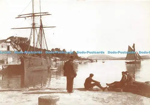 D143270 Padstow um 1900 Cornish Archives Sammlerkarten Bilder Royal Institut