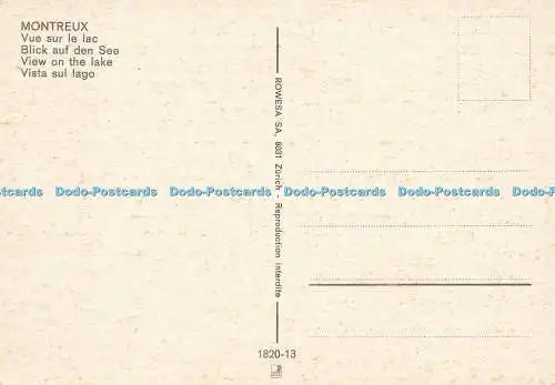 D143491 Montreux Blick auf See Vita Nova Rowesa