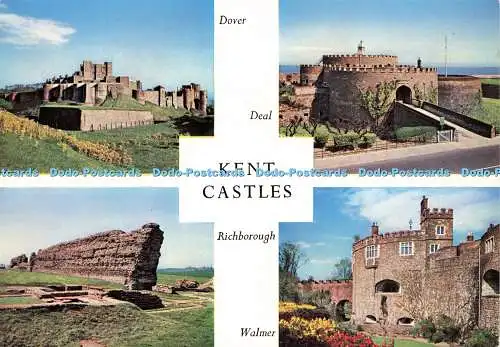 D143557 Dover Deal Richborough Walmer Kent Castles C 1 Kent Coast Castles Minist