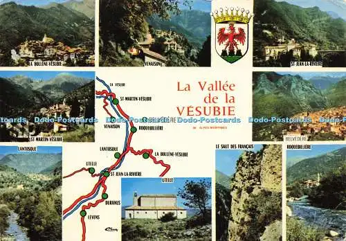 D143981 La Vallee de la Vesubie Alp Mar Combier Imprimeur Macon 1978 Multi View