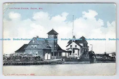 R778018 Racine Wis Rettungsstation E C Kropp Milwaukee