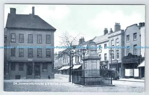 R779108 Lichfield Dr Johnson Haus und Statue E T W Dennis Scarborough