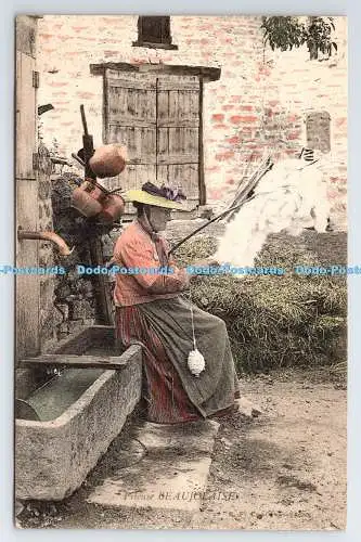 R778386 Fileuse Beaujolaise Postkarte