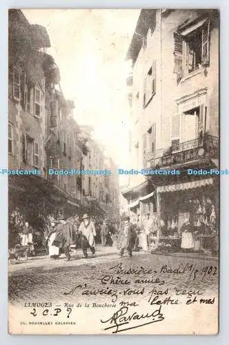 R778620 Limoges Rue de la Boucherie Cl Nouvelles Galeries 1902