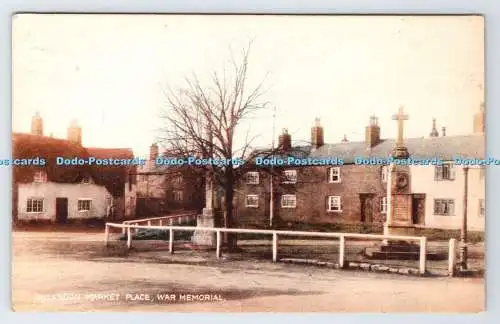 R779636 Billesdon Market Place War Memorial PM Leicester 1944