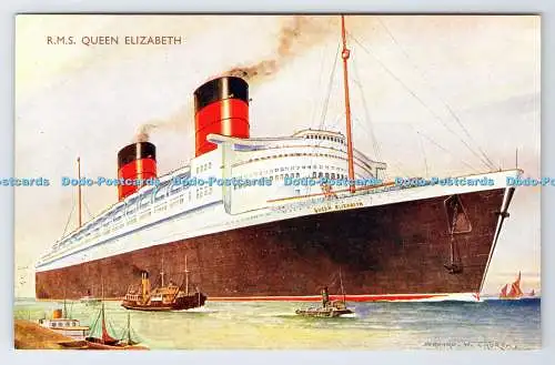 R780141 R M S Queen Elizabeth J Salmon Sevenoaks