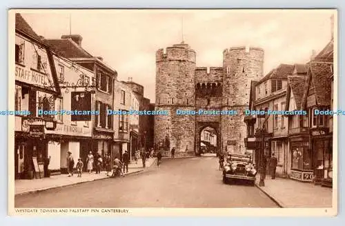 R780216 Canterbury Westgate Towers and Falstaff Inn Norman Shoesmith and Etherid