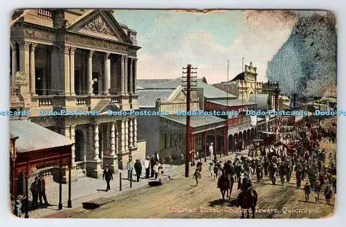 R780225 Queensland Mossman Street Charters Towers Alan B Bright Coloured Shell S