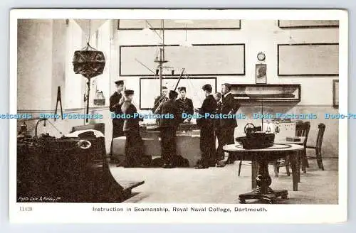 R780435 Dartmouth Royal Naval College Unterricht in Seemannschaft Gale und Polden