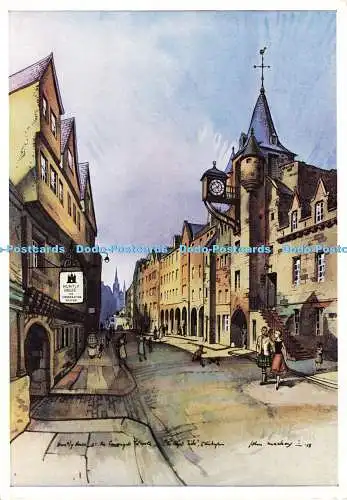 D192195 Edinburgh Royal Mile Tolbooth Museen Huntly House and Canongate