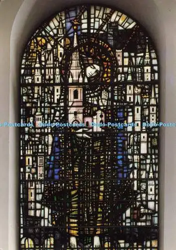 D192447 Cheapside St Mary le Bow The St Mary le Bow Window in the Restored Churc