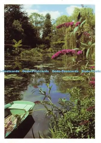D192683 Blick auf den Wassergarten nahe der japanischen Brücke Kunst Lys Claude Monet
