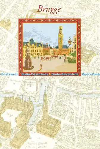D194663 Brügge Markt Unesco Welterbe