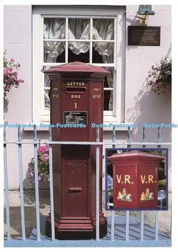 D192732 The Union Street Pillar Box Guernsey Nummer 1 Guernsey Post Office