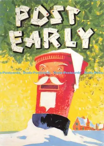 D194839 Post frühe GPO Poster von gestern National Postal Museum West One Stu