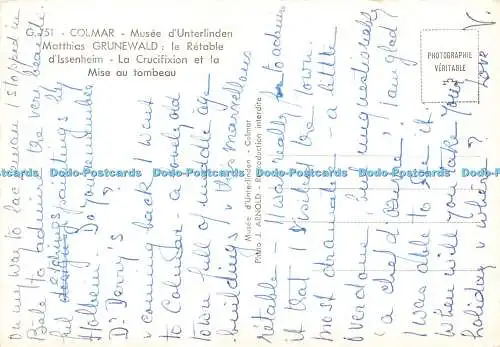 D194889 Colmar Musee d Unterlinden Matthias Grunewald le Retable d Issenheim La