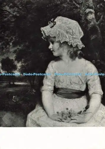 D192932 Porträt von Miss Theophila Gwatkin als Simplicity Gordon Fraser Karte Sir