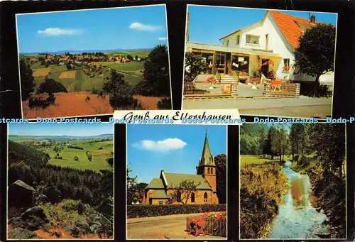 D197871 Gruss aus Ellershausen Marie Becker Ederbergland Martin Rothermund Multi