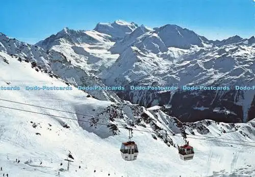 D197878 Verbier Vue sur le Grand Combin Descente des Attelas Perrochet