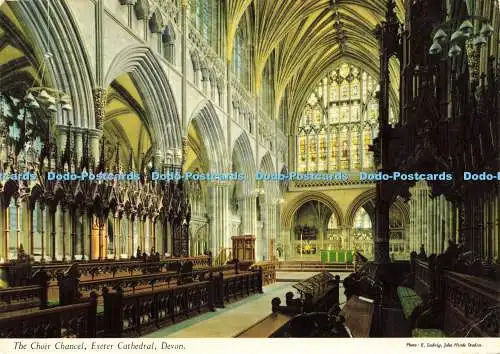 D197903 Devon Exeter Cathedral The Choir Chancel John Hinde E Ludwig 1979