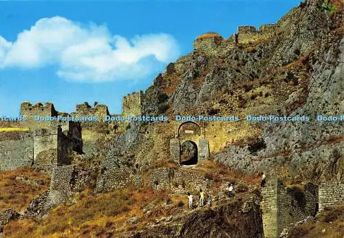 D195075 Akrokorinthe Der Eingang der Festung Rotalcolor