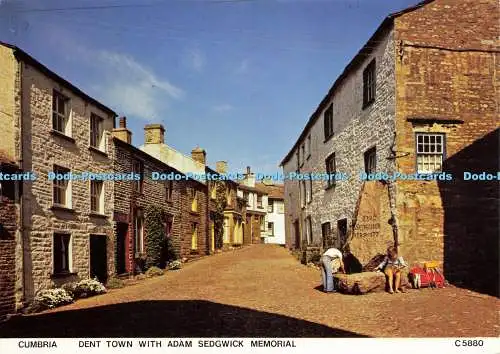 D199635 Cumbria Dent Town with Adam Sedgwick Memorial Judges C 5880 1989