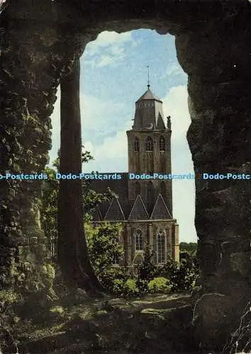 D193414 Heinsberg Rhld Burgruine mit Propsteikirche Heinr Wahlen 1973