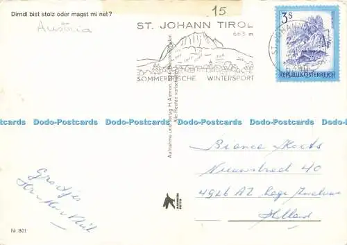 D195376 Dirndl bistolz oder magst mi net Österreich H Ammon