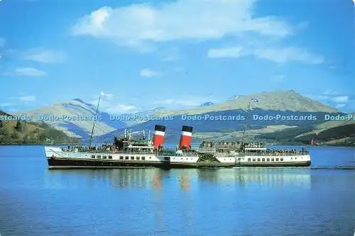 D200163 Loch Fyne Raddampfer Waverley nähert sich Inveraray Robert Scott 200