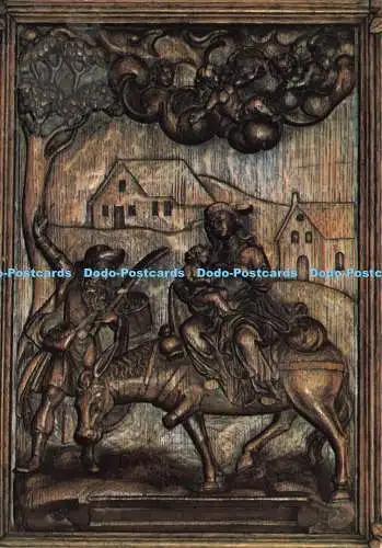 D193843 Eglise Sainte Elisabeth XVIIe s 75003 Paris La fuite en Egypte Basrelie