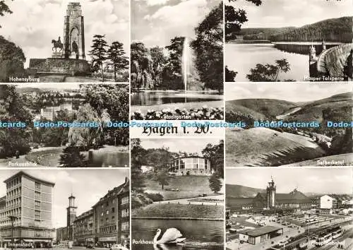 D195833 Hagen i W Stadtgarten Selbecketol Hasper Talsperre Dr Groos RP Multi Vie