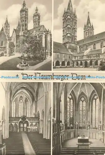 D193891 Der Naumburger Dom Dom zu Naumburg Blick von Sudosten Domhof mit Kreuzga