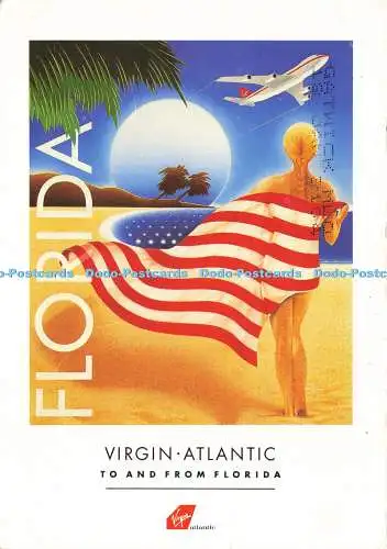 D193919 Florida Virgin Atlantic von und nach Florida Virgin Classic Poster Serie