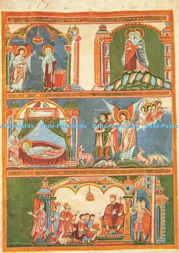 D198726 Das Goldene Evangelienbuch von Echternach Schule von Echternach um 1045