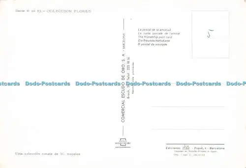 D198786 Rosen Coleccion Flores Fisa Escudo de Oro Serie H No 83