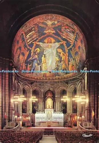 D196135 Paris Sacre Coeur Basilica The Chancel and Mosaic Combier Imp Macon Cim