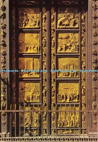 D196216 Firenze Baptisterium The Paradise Door Ghiberti Giusti di S Becocci Fotoce