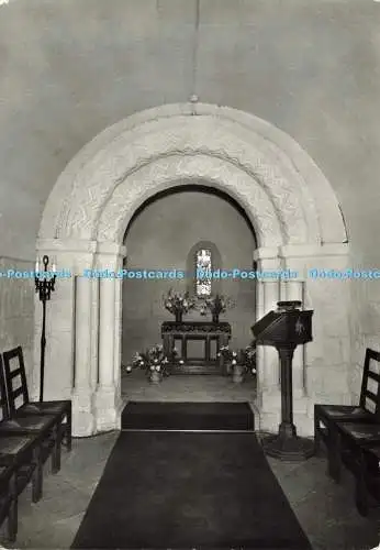 D196312 Edinburgh Castle St Margaret Chapel Chancel Arch Crown