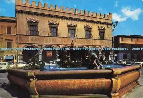 D197039 Pesaro Platz des Volkes Herzoglicher Palast A D MDCLXXXV Laurentii Ottoni Marza