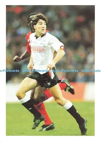 D197102 Top Stürmer Dean Saunders Derby Fußball Schokerstöcke Barratt Match Foo