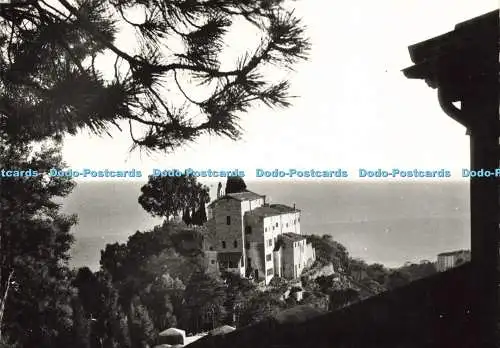 D201841 Menton A M N D De L Annonciade Le Monastere et la Mer Levant