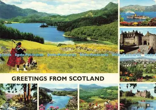 D202716 Grüße aus Schottland John Hinde E Ludwig Mehrfachansicht