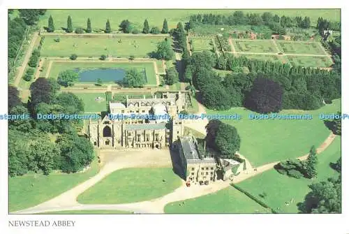 D203144 Nottinghamshire Linby Newstead Abbey and Gardens Luftaufnahme Nottingham