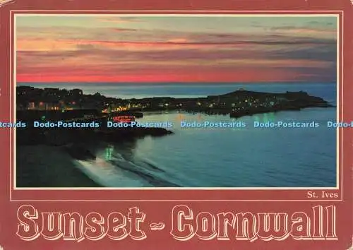 D203159 St Ives Cornwall Sunset John Hinde