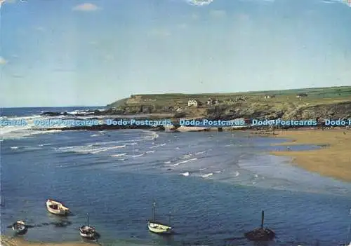 D203518 Bude Ein Blick vom Kanalkopf des Summerleaze Beach und des Badepoo