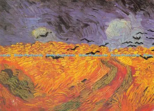 D204219 Auvers sur Oise Wheatfield with Crows Magna Books Vincent van Gogh