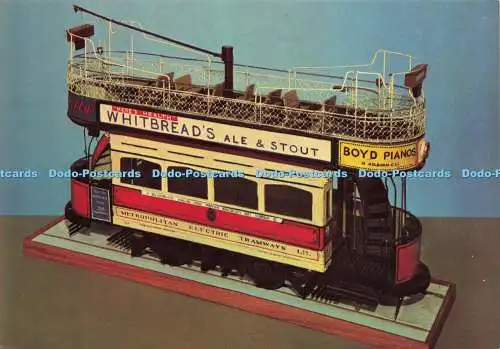 D204235 Metropolitan Electric Tramways Car No 171 Type D Diese Straßenbahnen funktionierten in N